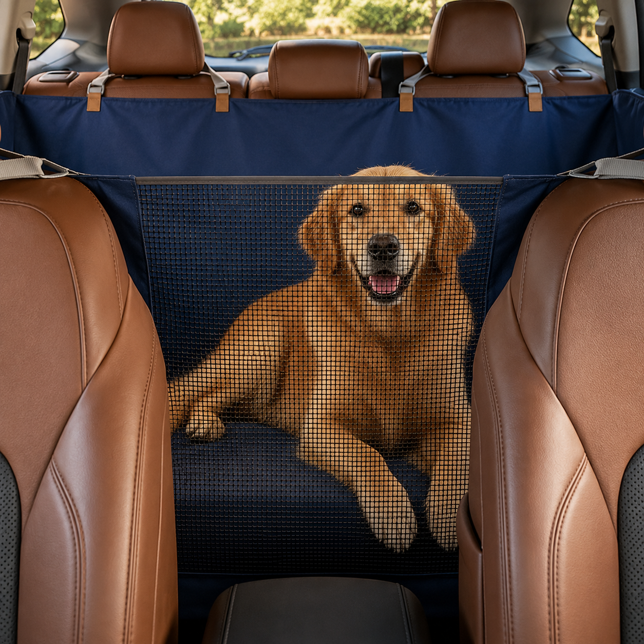 AutoCover tipo guacal para asiento trasero Imagen secundaria del producto
