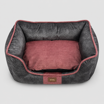 Cama Géminis Acolchada para Perros y Gatos con Bordes Altos