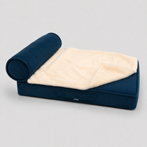 Cama Bruno para Perros y Gatos con Cojín y Manta Suave